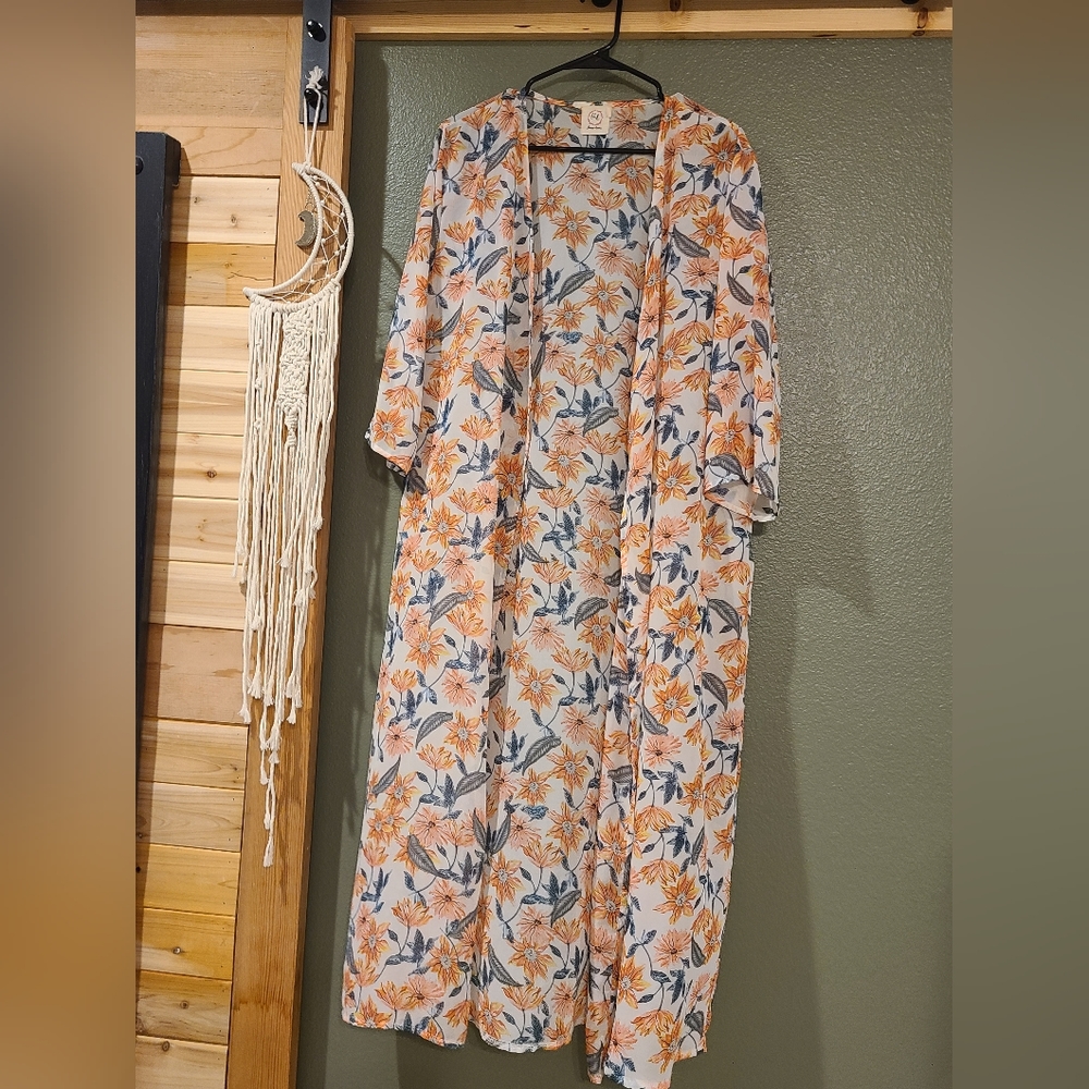 Duster style kimono